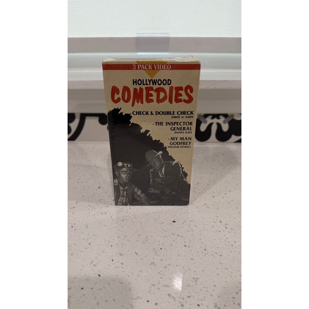 Hollywood Comedies: Check  Double Check/The Inspector General/My Man Godfrey VHS